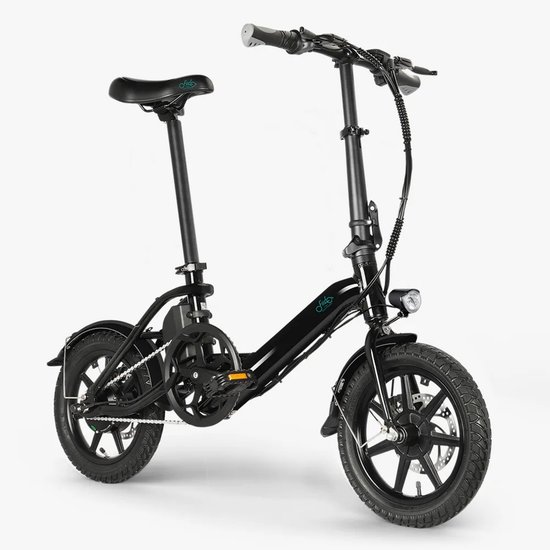 Fiido D3 Pro - Elektrische Vouwfiets - Zwart - 14 inch — afbeelding 3