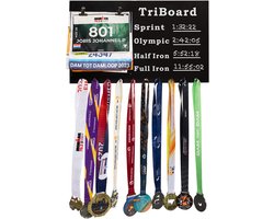 TriBoard - Medaillehanger voor Triathlon - Inclusief montageset & krijt