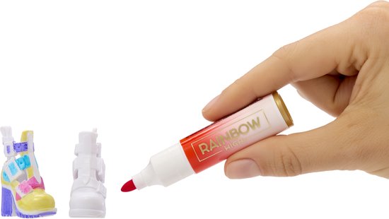Rainbow High Air Brush & Create-modepoppen - Paarse ogen — afbeelding 2