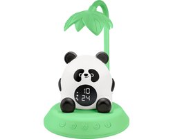 foto van HiBuddies Nachtlamp & Wekker Met Geluidseffecten Voor Kinderen - Tai de Panda - Slaaptrainer