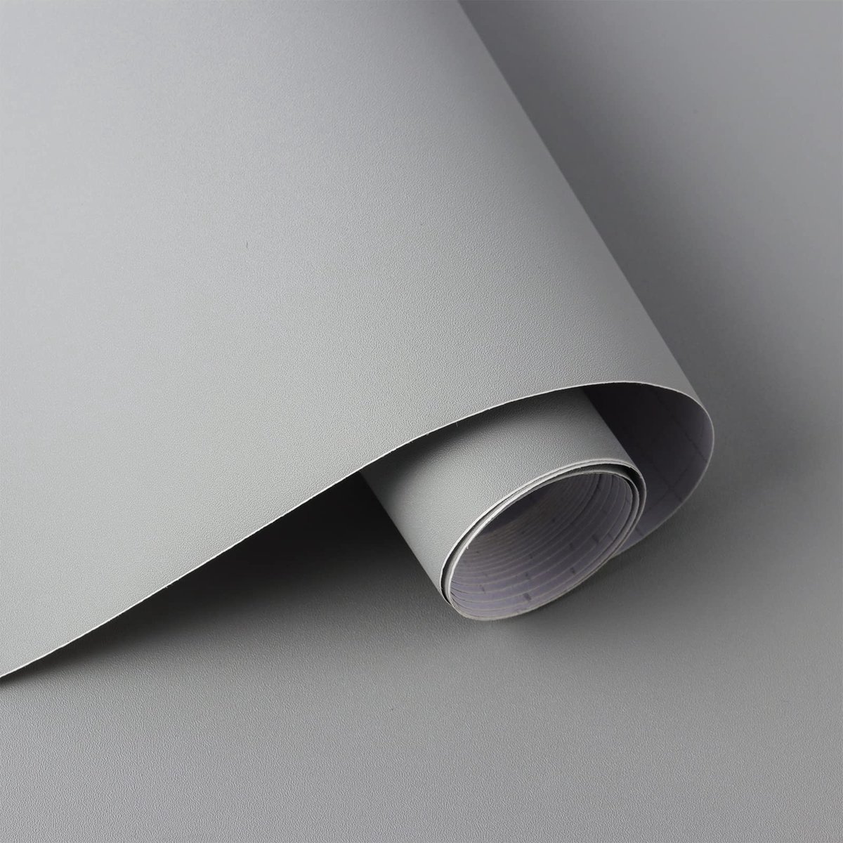 Unyqoos® Waterdichte Mat Lichtgrijze Zelfklevende Meubelfolie voor Diverse Oppervlakken, 40 x 300 cm