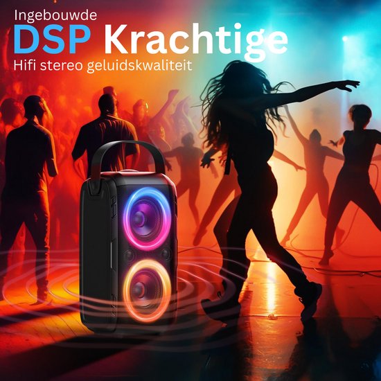 CLGP® Party Speaker - Bluetooth Box - Partybox van CLGP — afbeelding 5