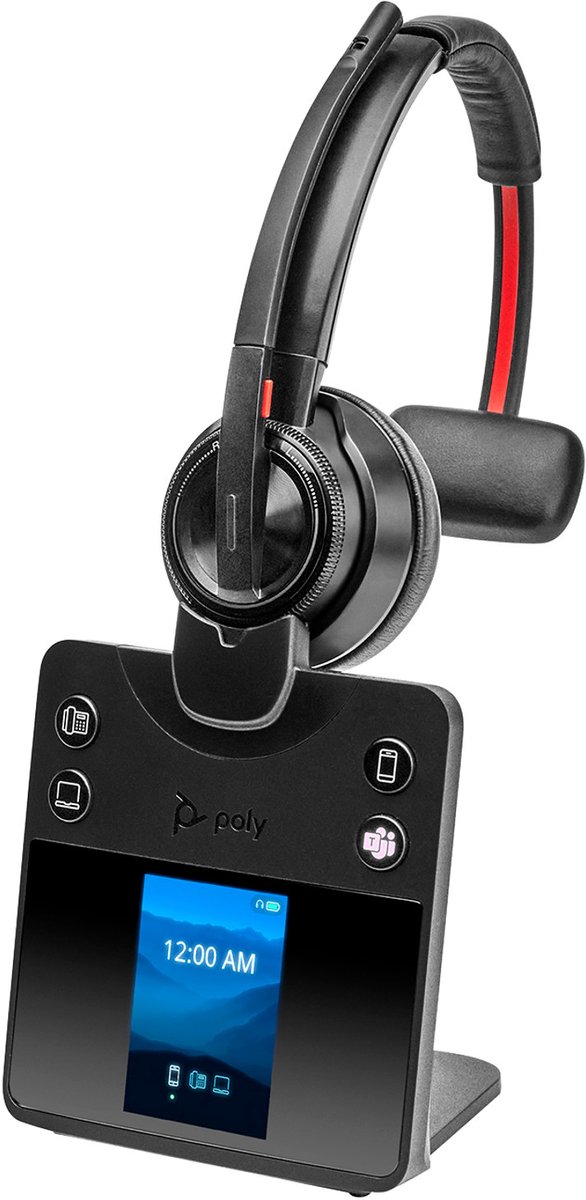 HP Poly Savi 8410 Office Monaural Microsoft Teams Certified DECT 1880-1900 MHz Headset