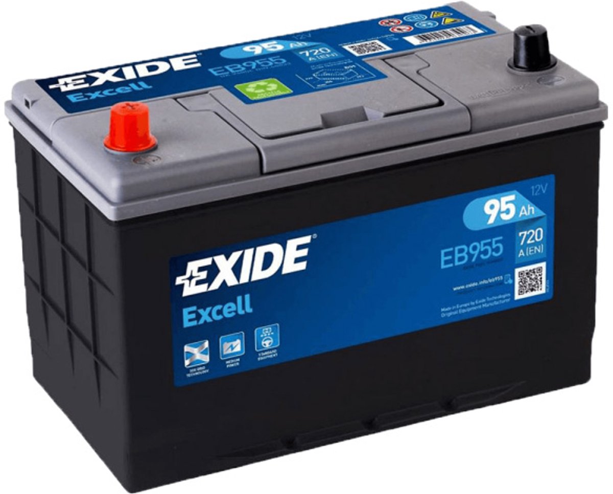 Exide Technologies EB955 Excell 12V 95Ah Zuur