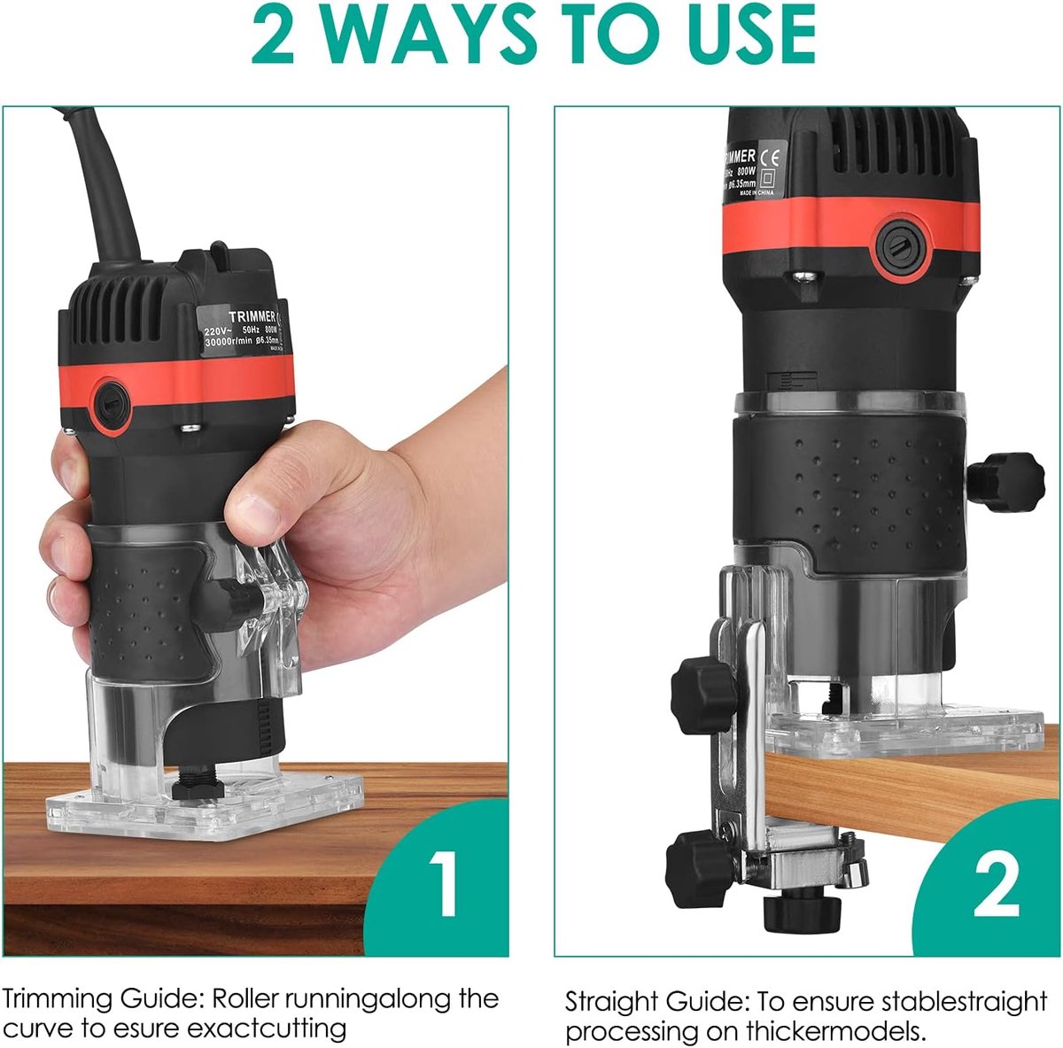DeWALT DWE625 Bovenfrees | 12 mm | 2300 Watt | Electronic | Online Gereedschap Shop Makita