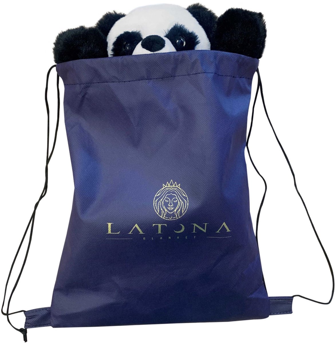 Latona Blanket® Verzwaringsknuffel panda - 1kg - 26 x 33cm - Verzwaarde knuffel - Weighted stuffed animal — afbeelding 3