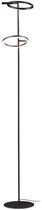 Staande LED-lamp Odila Tunable White 2x1200lm 2x10,4W Zwart mat, Chroom