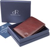 dR Amsterdam Croco - Portefeuille - Châtaigne
