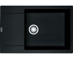 Franke Maris - MRG 611-78 BB fragraniet spoelbak, 78x50 cm, onyx 114.0363.187