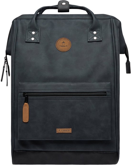 CABAIA sac à dos de loisirs pour ordinateur portable Adventurer Vegan Nubuck Backpack 23L Le Havre anthracite