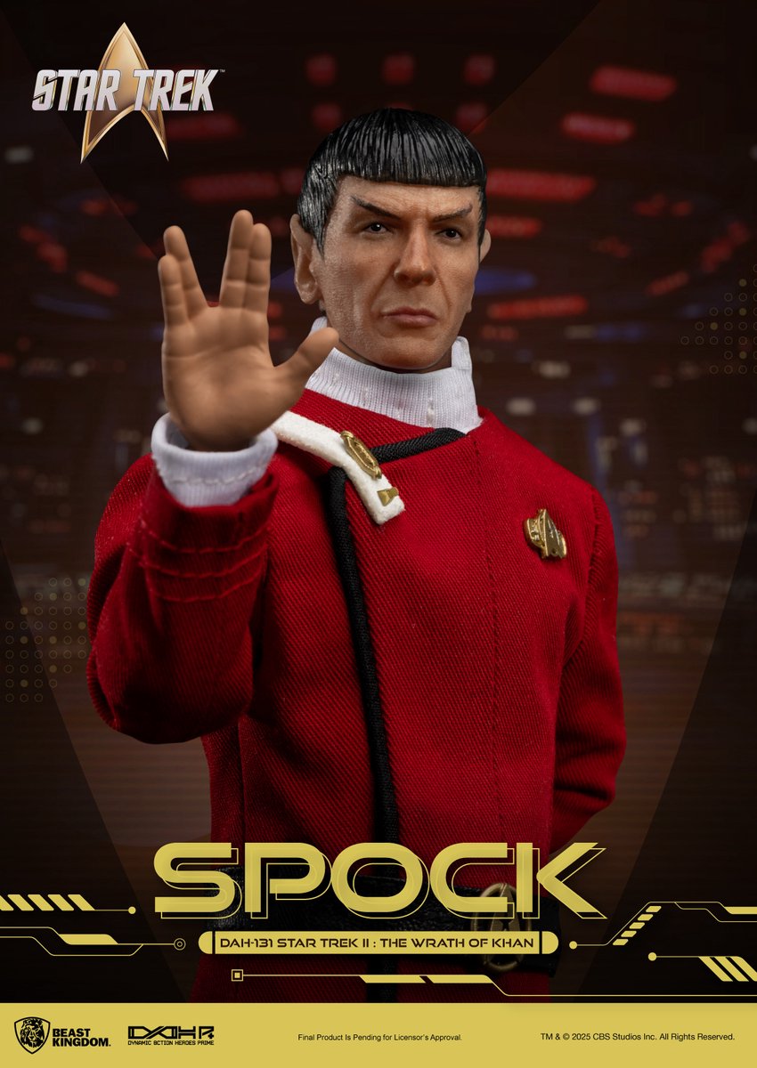 Beast Kingdom Toys Star Trek II: The Wrath of Khan Action Figure Spock 20 cm Action Figuur