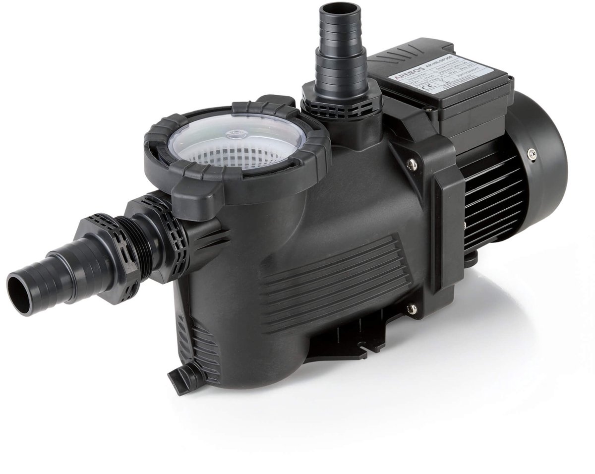 AREBOS Zwembadpomp met voorfilter zandfilterinstallatie krachtig 350W 9500 l/u
