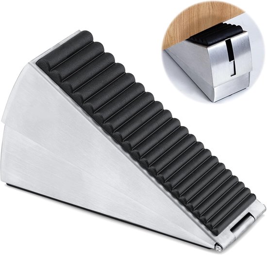 Deurstopper vloermodel geveerde stootbuffer Robusto RVS, 0526.100.0083 | Making strong connections