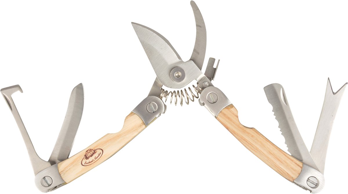RVS tuin multitool inclusief snoeischaar - Esschert Design