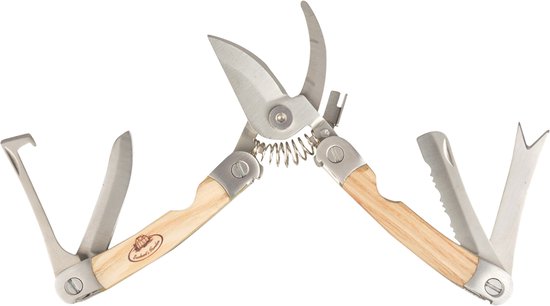 RVS tuin multitool inclusief snoeischaar - Esschert Design