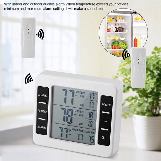Mini-maxi thermometer, analoog - Thermometers