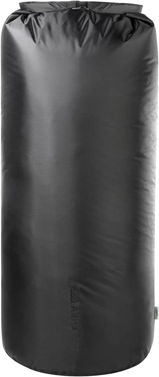 Dry Sack 80 l - waterdichte pakzak met rolsluiting en steeksluiting - van gerecycled polyester - 80 liter volume (zwart)