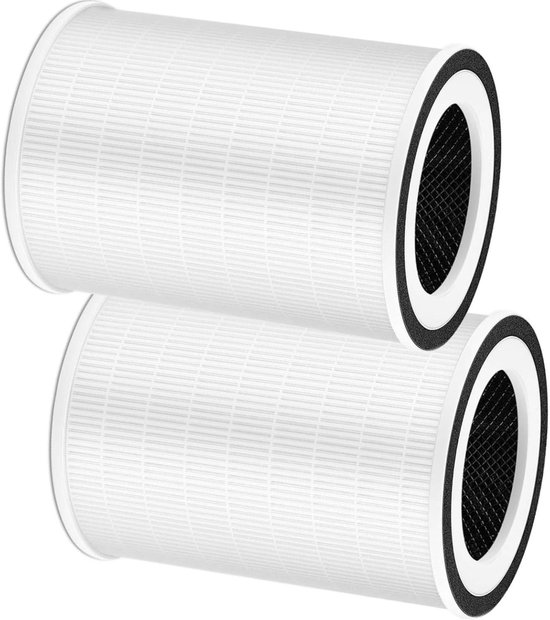Flintar Lot De 2 Filtres De Rechange HEPA VK-6067B, Compatibles Avec Les Purificateurs D'air Vremi Et Hokeki VK-6067B, 3 En 1 H13 Grade True HEPA Et Filtre à Charbon Actif