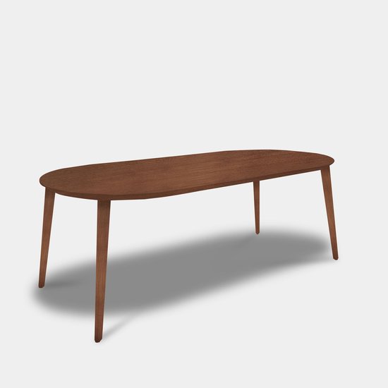 Table ovale plate en chêne - Conique - Tuscany 102