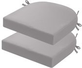 Ibenzoa® Set van 2 Waterdichte Stoelkussens voor Buiten met Verstelbare Bandjes, Comfortabel en Stijlvol
