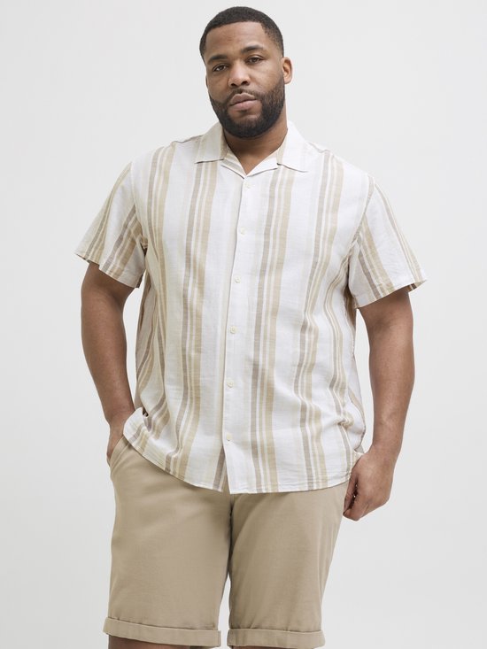 JACK&JONES - JPRCCSUMMER STRIPE RESORT S/ S SHIR PLS - Homme - Chemises