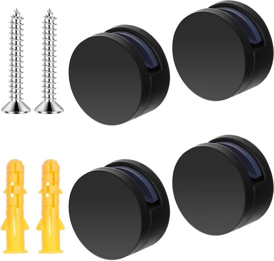 Plieger spiegelklemmen decoratief chroom 4 stuks kopen? | Duimen, haken & ogen