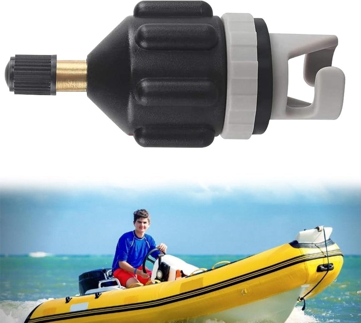 Allecto Plus - Accessoires Rubber Boot SUP Accessoires Luchtpomp Adapter SUP Ventiel Adapter SUP Pomp SUP Pomp Adapter Rubber Boot Ventiel Adapter voor Kajak Roeiboten Paddle Board SUP Board.