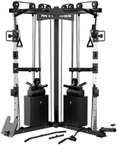 PH Fitness V-Frame Cable Crossover – Dubbele Pulley Krachtstation – 160KG Gewichtstapels – Full Body Rack – Compact & Professioneel – Home Gym