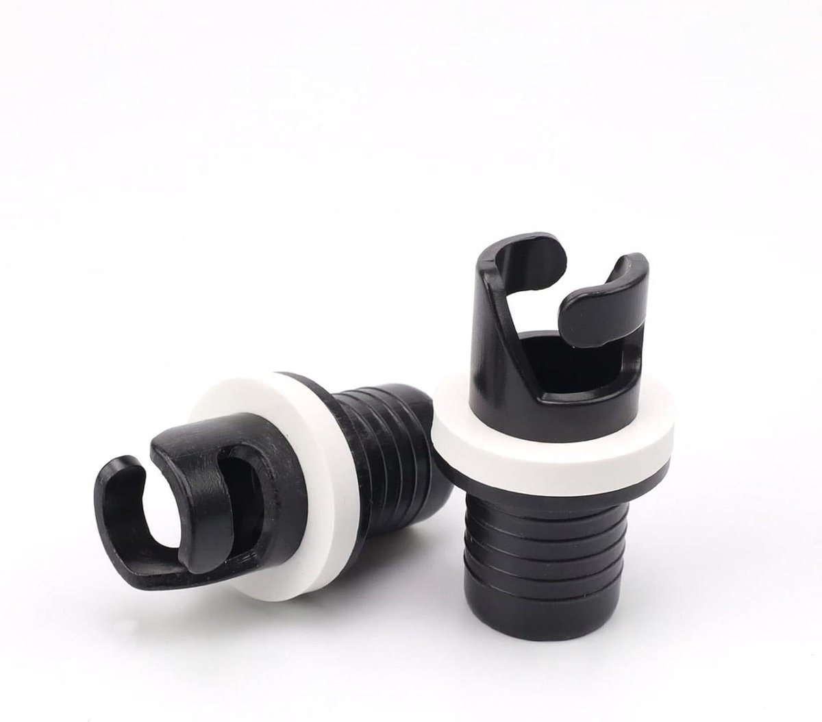 Ventieladapter 2 stuks voor kajak en opblaasbare boot met afdichting - Luchtpompadapter voor kajaks en boten