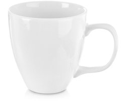 Mok Porselein Wit MONA 400 ml - Koffiemok - Theebeker - Koffie - Beker