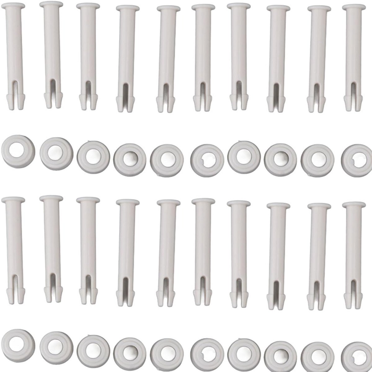 Beugel Zwembad Gezamenlijke Spijker - 20 Stuks Beugel Zwembad Montageset - Gezamenlijke Spijkerbout Pin PVC Praktische Gezamenlijke Pin voor INTEX 28270 28272 (6 cm)