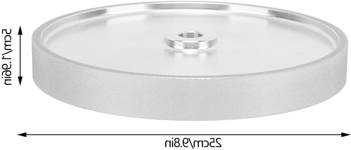 Allecto Plus - CBN Slijpschijf 8 inch met hoge hardheid en slijtvastheid - korrel 180 - 2.5cm breed - 5/8 inch spindel voor excenterschuurmachine #511.