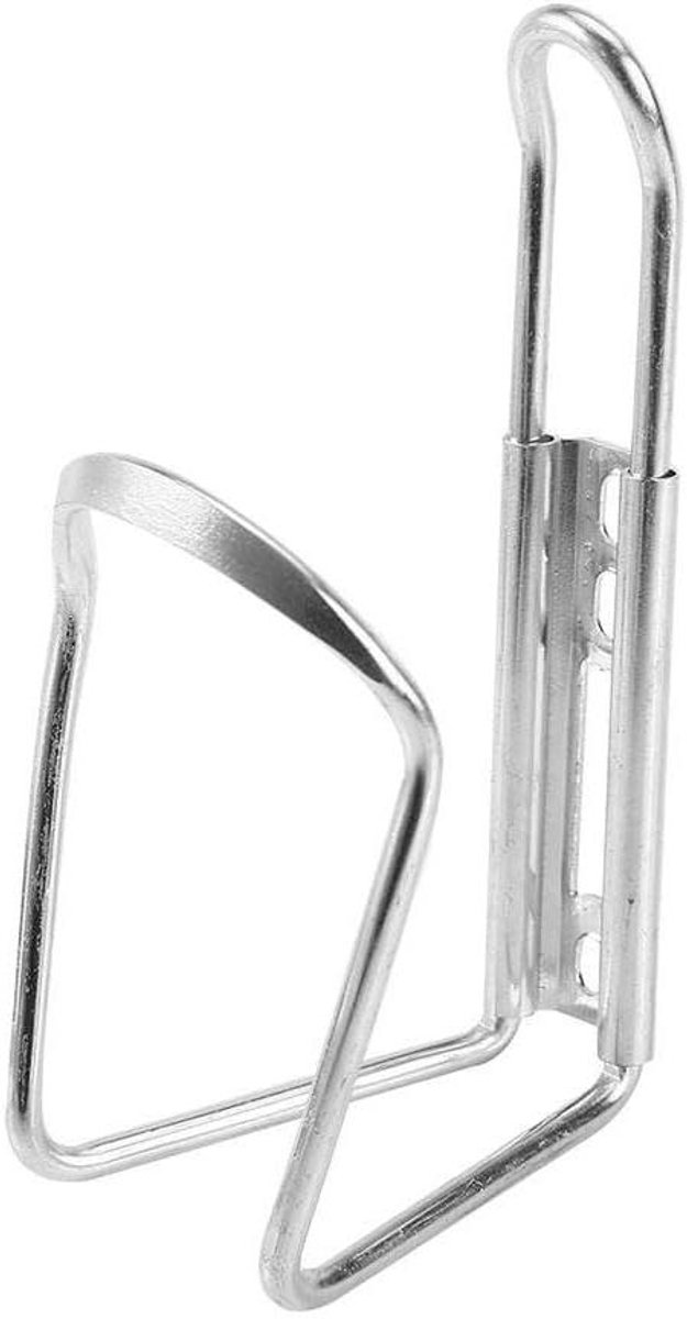 Allecto Plus - Fietsfles Houder voor Fiets en Waterflessen van Aluminium voor Buiten Fietsen Kamperen en Wandelen (Zilver)