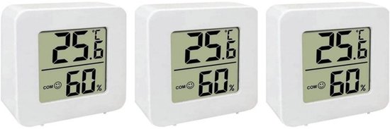 Sound meter, digital decibel sound meter, temperature meter, moisture meter, 3-in-1 detector, indoor, wall-mounted large screen tester