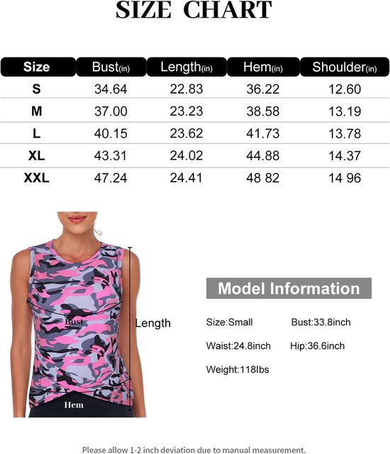 Workout Tank Tops Vrouwen - Mouwloze Gym Sport Yoga Atletische — afbeelding 2