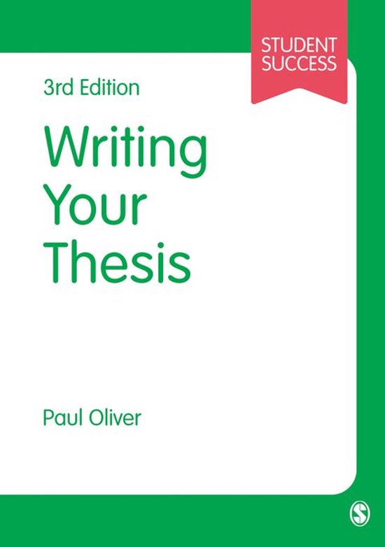 Student Success - Writing Your Thesis - cover