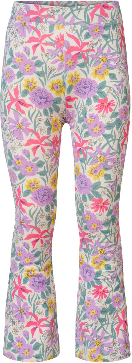 Noppies Girls Legging Elwood flared fit all over print Meisjes Legging - Whitecap Gray - Maat 116
