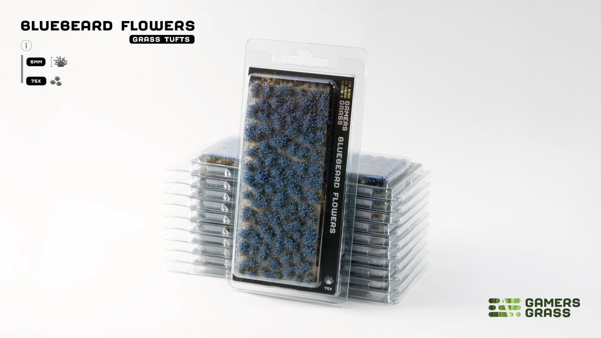 Bluebeard Flowers
