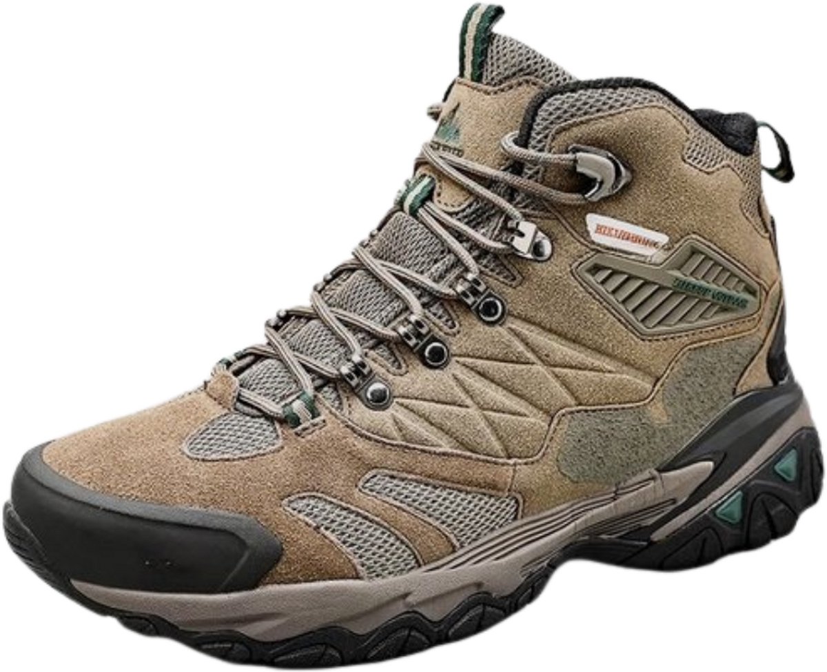 Wandelschoenen - Hiking schoenen - Berg schoenen - Wandelschoenen heren - Khaki - Maat 42