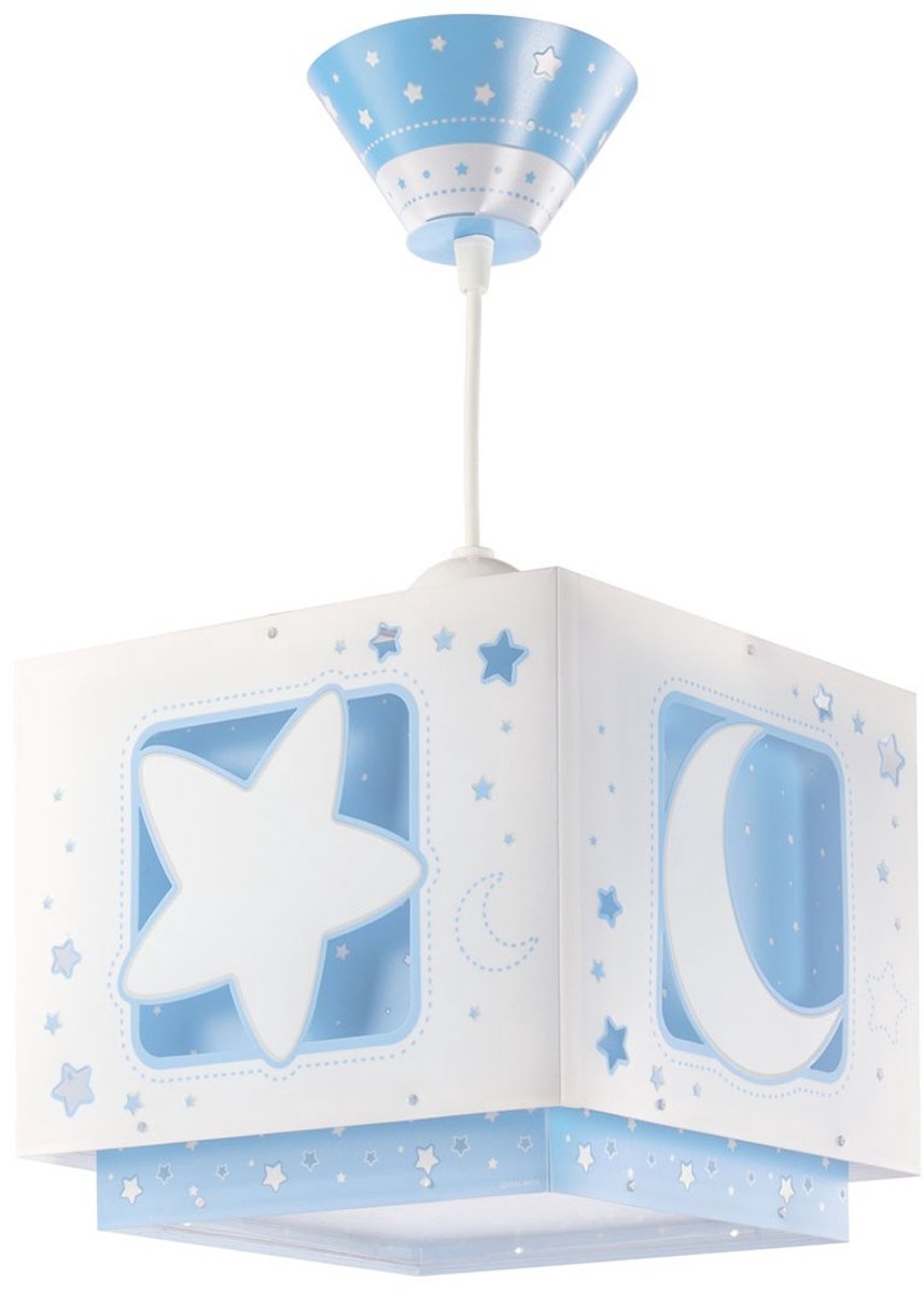 Dalber Moon - Kinderkamer hanglamp - Blauw