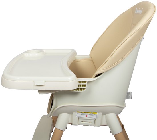 Baninni 4-in-1 Kinderstoel - Meegroeistoel Inigo Beige van Baninni — afbeelding 2