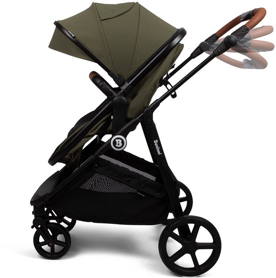 Poussette Multi 4 en 1 Baninni avec siège auto et base Nelia Vert