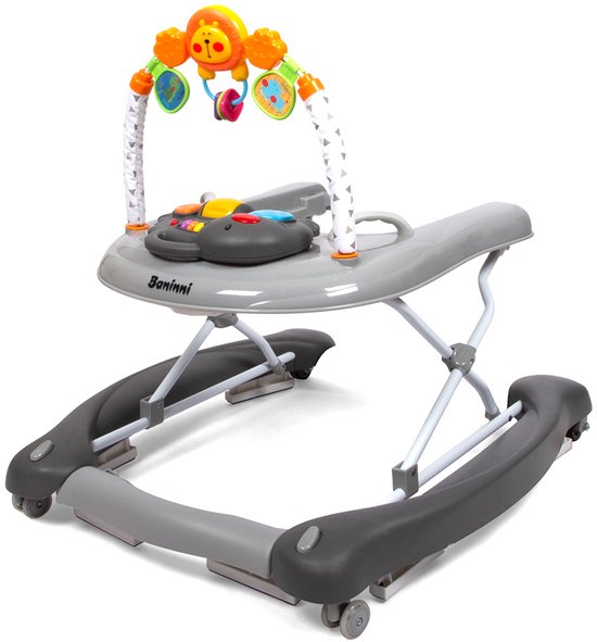 Baninni 5-in-1 Loopstoel Maya Grijs van Baninni — afbeelding 3