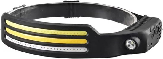 Hyted Oplaadbare hoofdlamp, 2 stuks, superhelder, 2000 lumen, led-koplamp met bewegingsmelder, 10 lichtmodi, waterdichte koplamp voor kamperen, hardlopen, fietsen, vissen