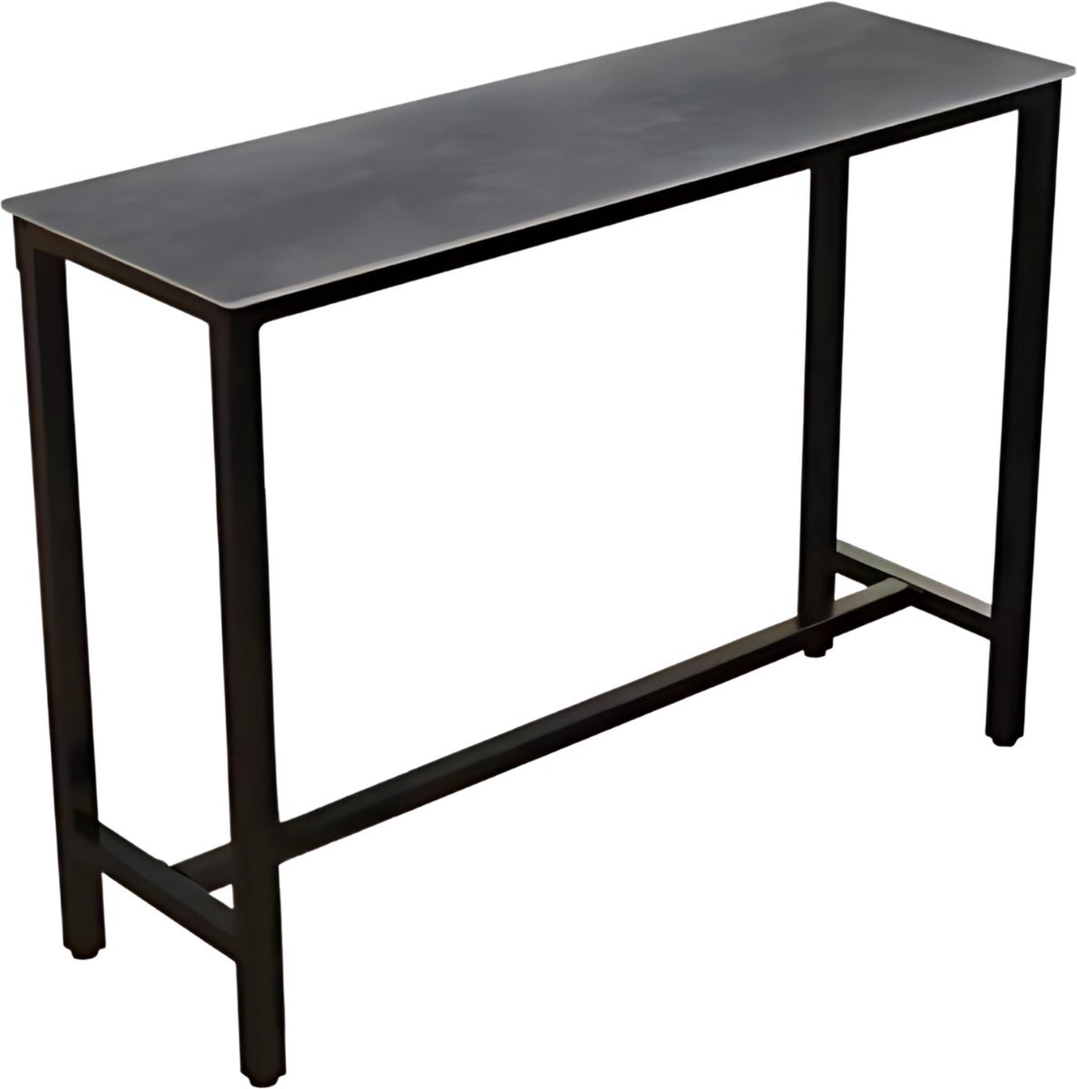 Bartafel Milano Tavien - 120cn - Voor binnen - Keuken en woonkamer - Marmer look - 4 to 6 personen - Donkergrijs