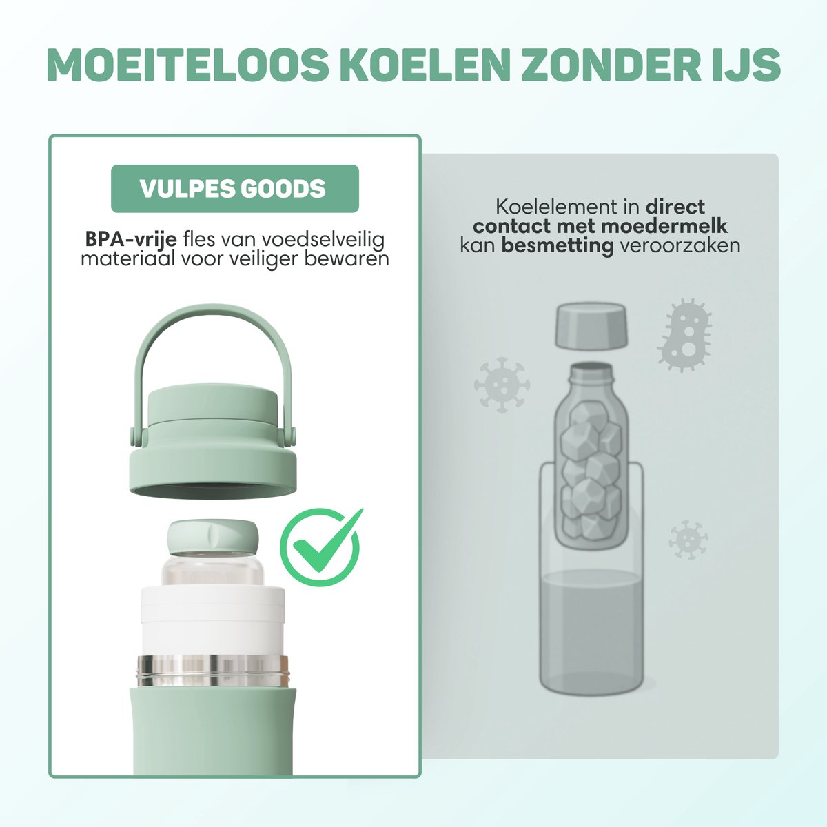 Vulpes Goods BabyCare - Melkkoeler voor Onderweg - Tot 24u Koeling thumbnail 4
