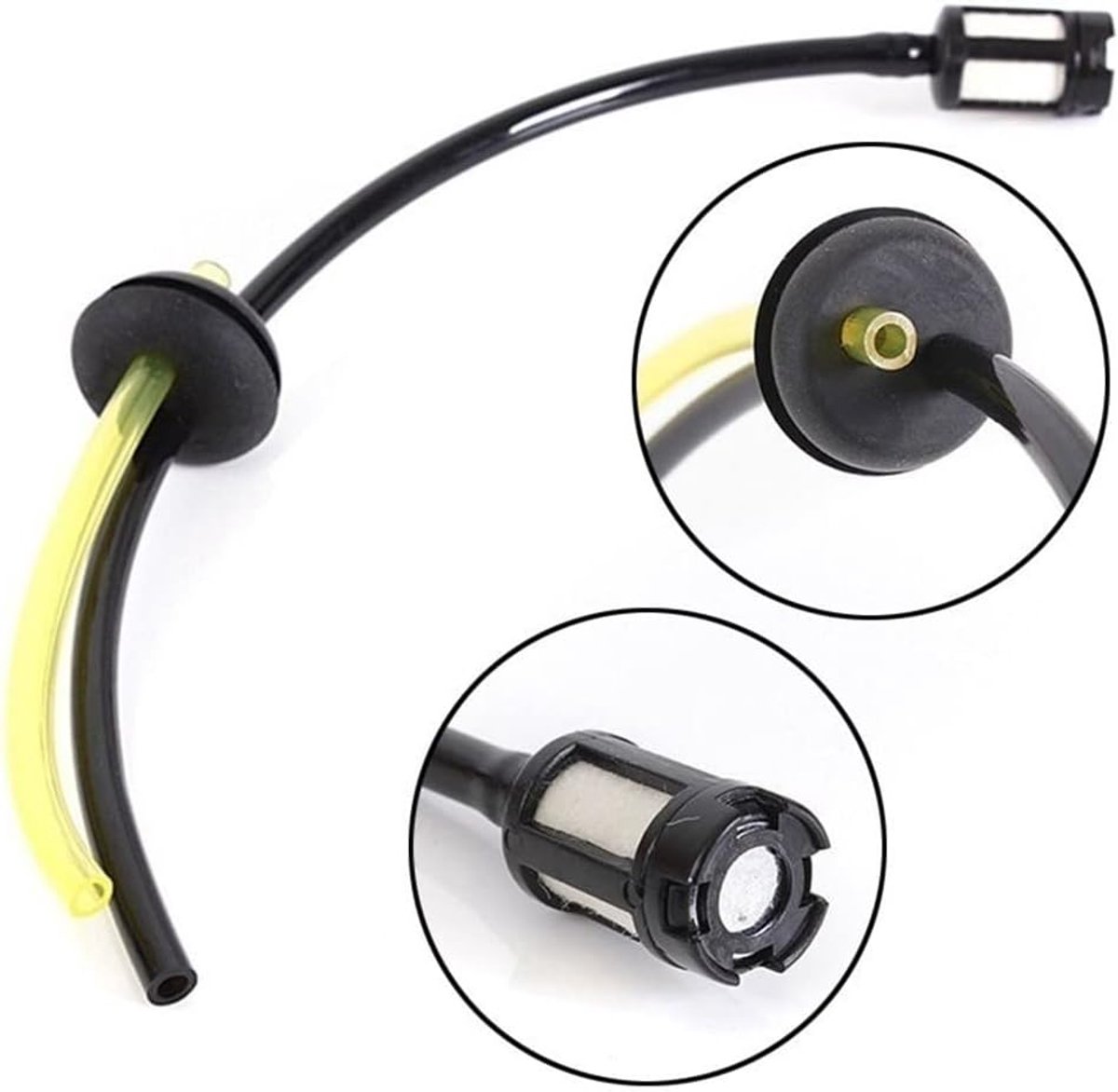 Uadme Universele Brandstoffilter, 2 STUKS 9-10 mm 3/8 inch Universel Brandstofleidingsfilter, Motorfiets Gas Brandstoffilter voor CBR600 VT600