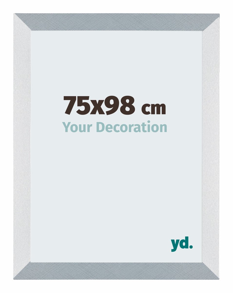 yd. Your Decoration - Fotolijst 75x98 cm - MDF - Aluminium Geborsteld - Mura