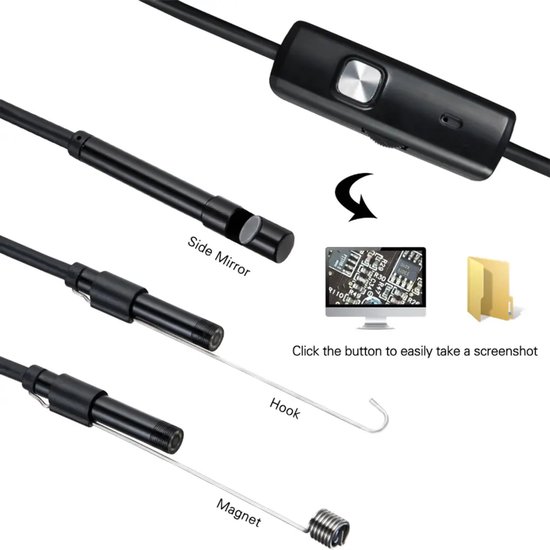 10m HD Endoscoop Camera Waterdicht Micro 8 LED IP67 Endoscoop voor Auto's Industriële Smartphone Mini Camera Endoscoop USB Type C kopen vanaf een prijs van 8.61