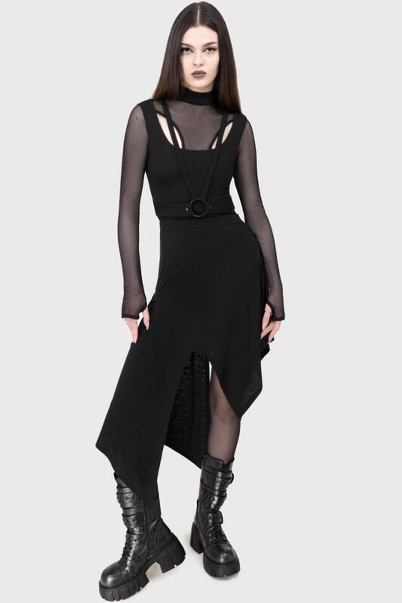 KILLSTAR Crimsolite Dames Minirok - zwart - XL
